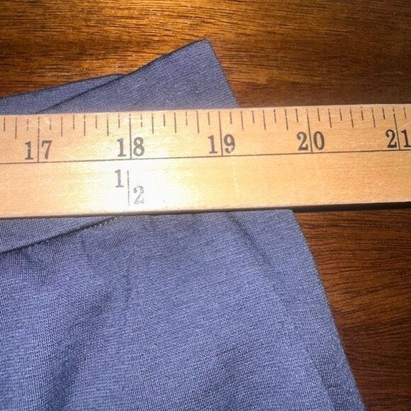 Eileen Fisher $218 Washable Flex Ponte Wide-Leg Pant In Ocean Blue 1X NEW - Picture 8 of 9